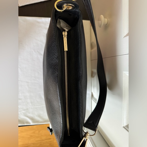 KATE SPADE New York Black Leather Medium Shoulder Bag NWOT - Picture 6 of 10